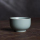 Celadon Master cup Single cup Zen manual tea cup Personal cup high-end kung fu tea set Brother kiln ice crack sample tea cup