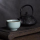 Celadon Master cup Single cup Zen manual tea cup Personal cup high-end kung fu tea set Brother kiln ice crack sample tea cup