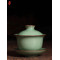 Celadon ice flower master cup single cup personal tea cup high-end brother kiln manual ice crack kung fu tea sample手工 tea cup