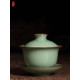 Celadon ice flower master cup single cup personal tea cup high-end brother kiln manual ice crack kung fu tea sample手工 tea cup